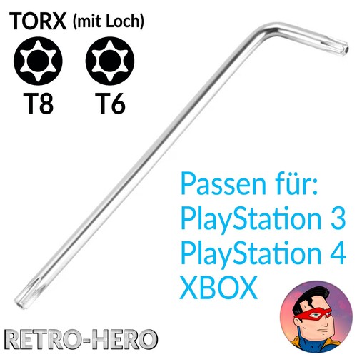 Torx screwdriver - t8, t6