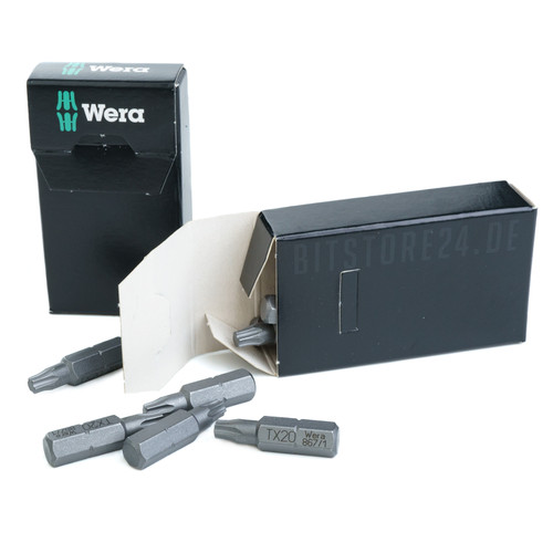 10x wera torx bits wahlweise - wera, torx®